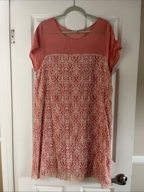 Sundance Coral embroidered Dress